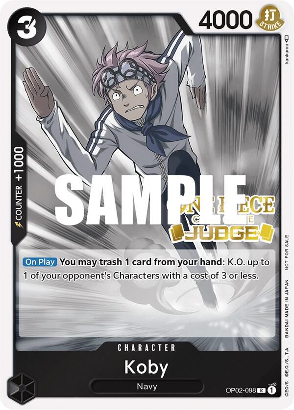 Koby (Judge) OP02-098 - One Piece Promo kart görseli