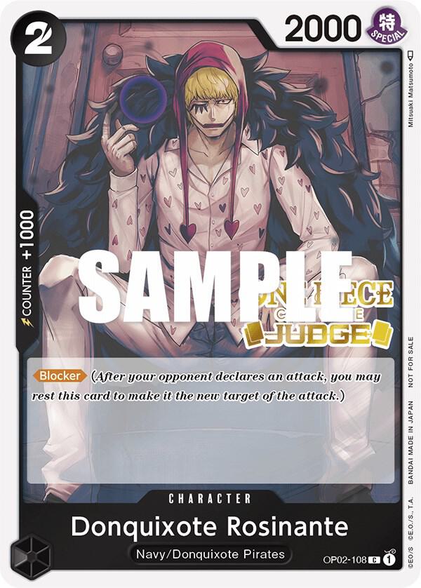 Donquixote Rosinante (Judge Pack Vol. 2) OP02-108 - One Piece Promo kart görseli
