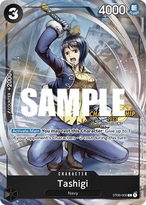 Tashigi (CS 2023 Celebration Pack) ST06-006 - One Piece Promo kart görseli