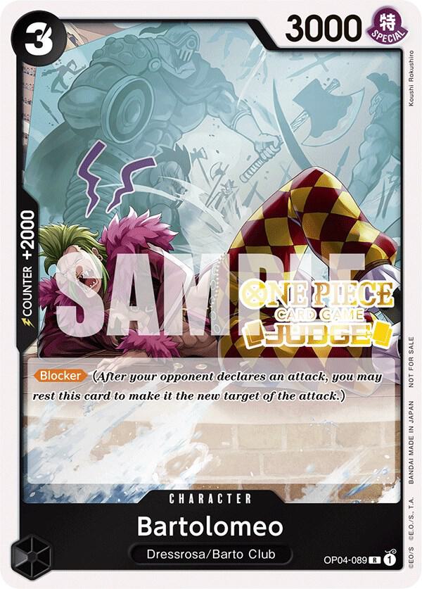 Bartolomeo (Judge Pack Vol. 3) OP04-089 - One Piece Promo kart görseli