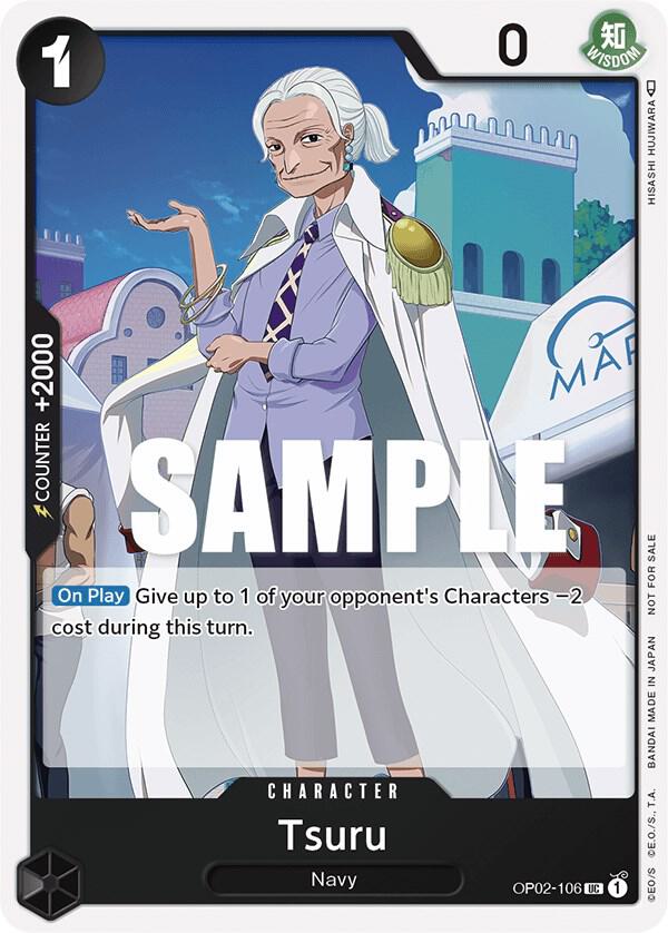 Tsuru (Event Pack Vol. 2) OP02-106 - One Piece Promo kart görseli