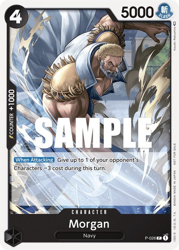 Morgan (Pirates Party Vol. 2) P-026 - One Piece Promo kart görseli