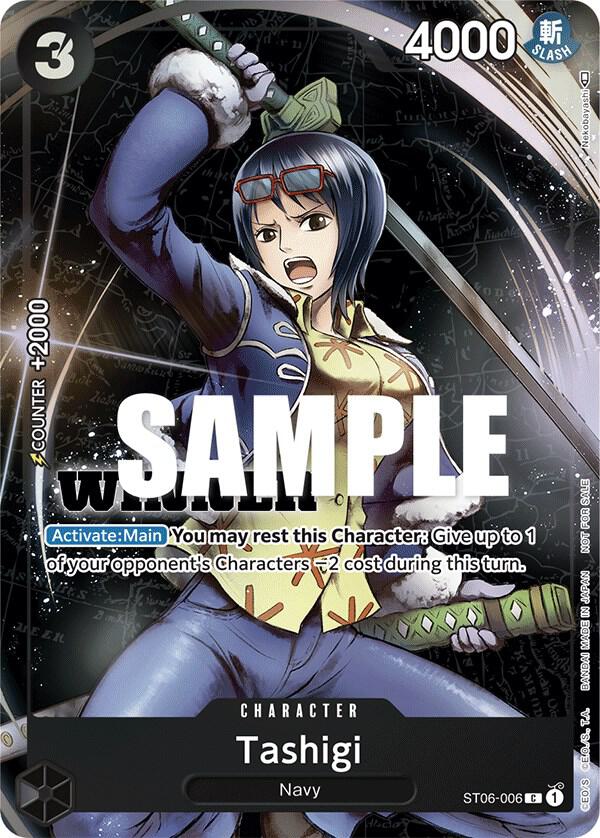 Tashigi (Winner Pack Vol. 4) ST06-006 - One Piece Promo kart görseli