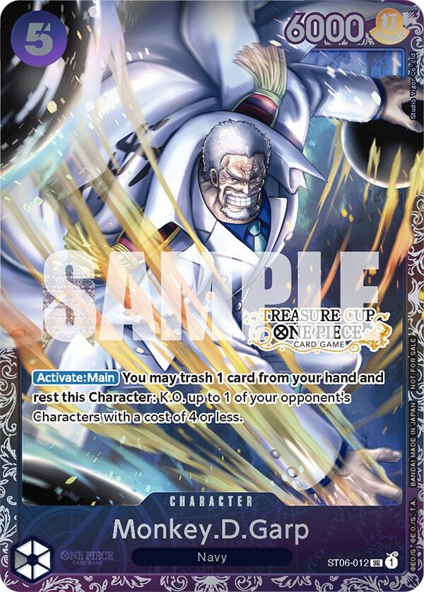 Monkey.D.Garp (Treasure Cup) ST06-012 - One Piece Promo kart görseli