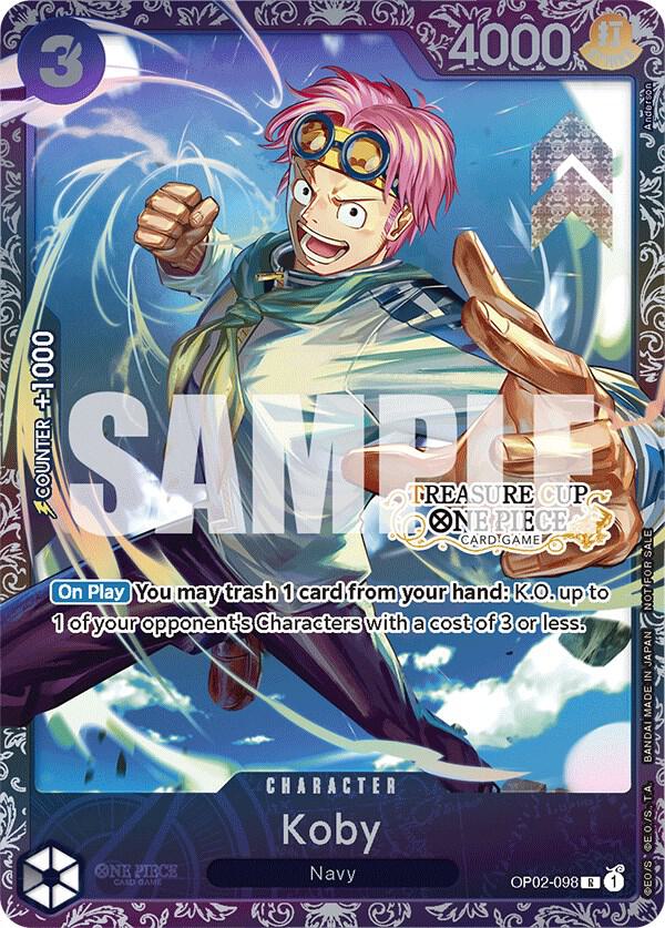 Koby (Treasure Cup) OP02-098 - One Piece Promo kart görseli