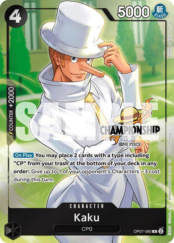 Kaku (CS 25-26 Celebration Pack) OP07-080 - One Piece Promo kart görseli