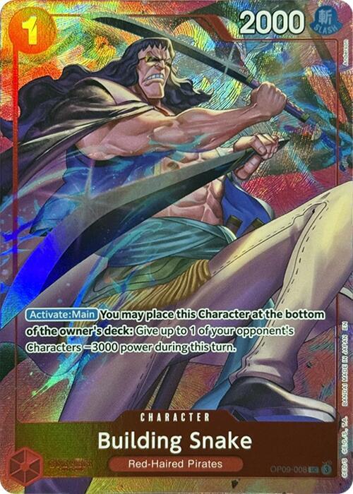 Building Snake (Premium Card Collection -Best Sele OP09-008 - One Piece Promo kart görseli