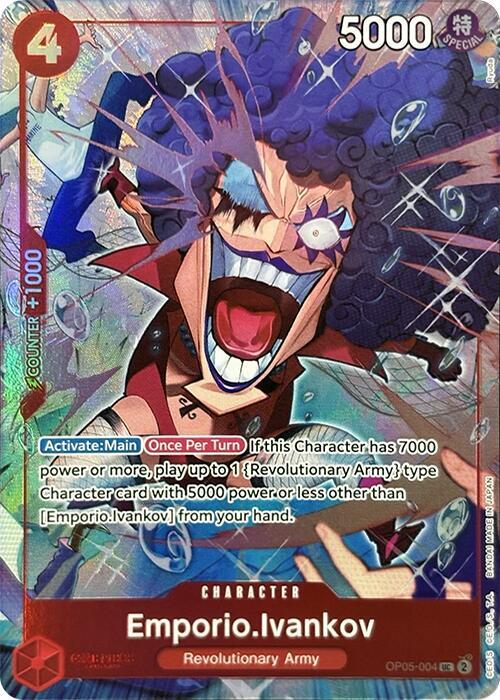 Emporio.Ivankov (Premium Card Collection -Best Sel OP05-004 - One Piece Promo kart görseli