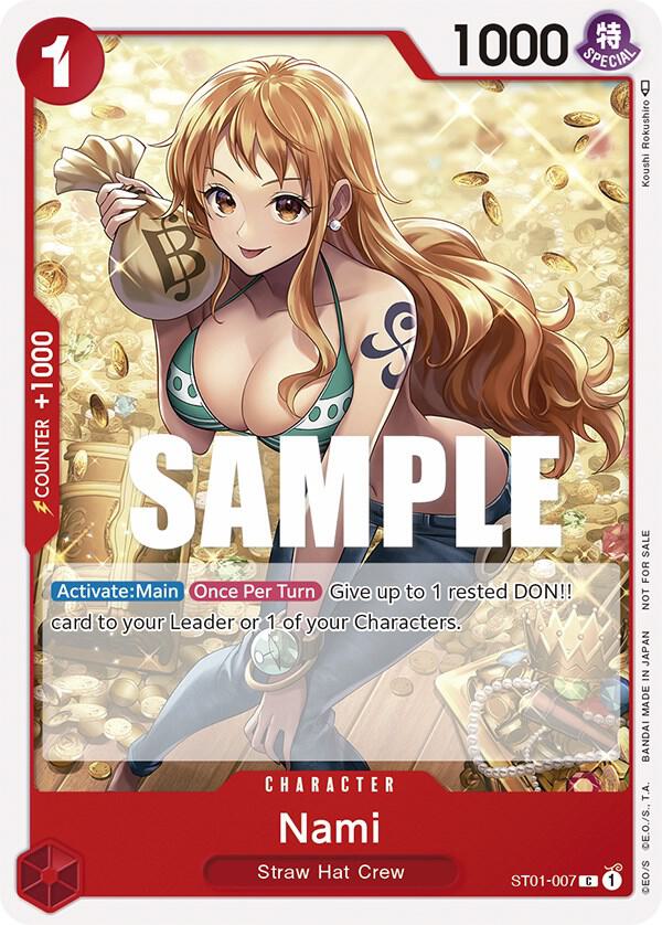 Nami (Tournament Pack Vol. 3) [Participant] ST01-007 - One Piece Promo kart görseli