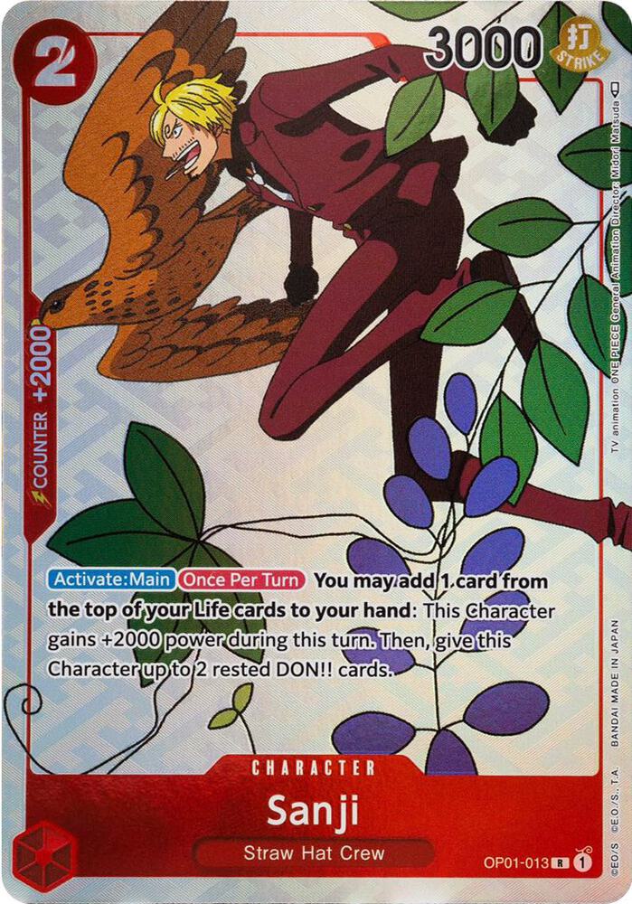 Sanji (Gift Collection 2023) OP01-013 - One Piece Promo kart görseli