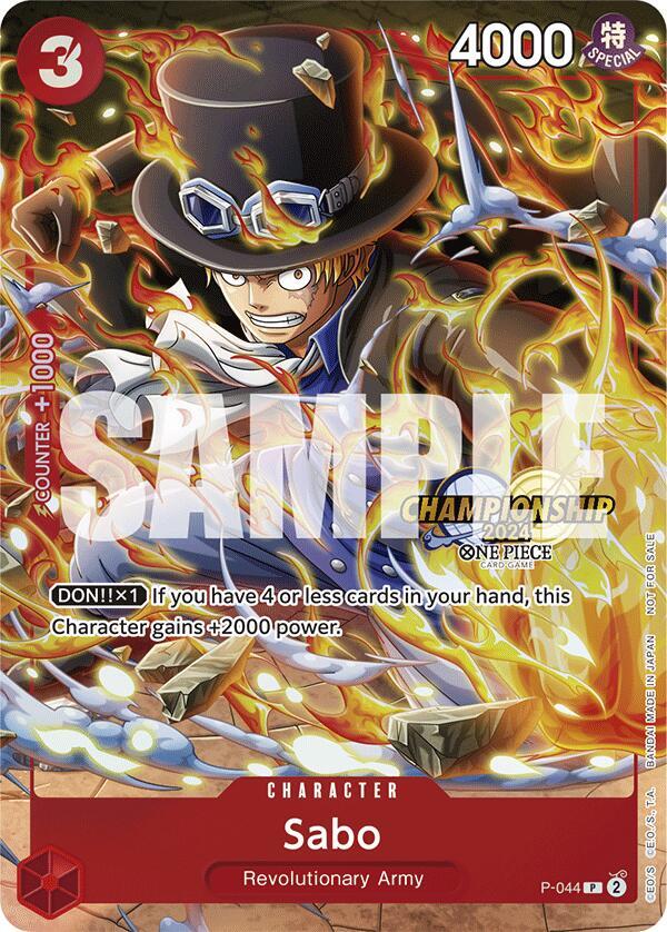 Sabo (CS 2024 Event Pack) P-044 - One Piece Promo kart görseli
