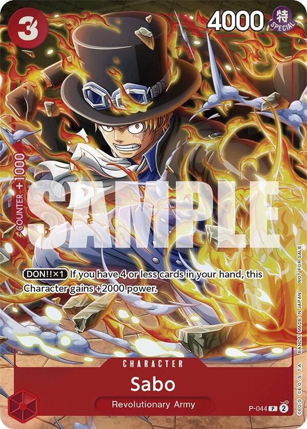 Sabo (Event Pack Vol. 4) P-044 - One Piece Promo kart görseli