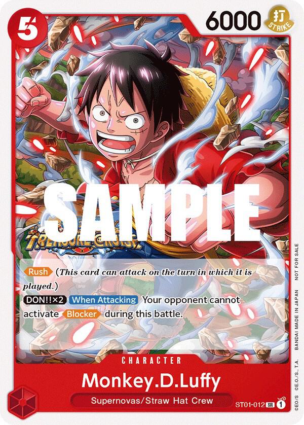 Monkey.D.Luffy (Tournament Pack Vol. 5) ST01-012 - One Piece Promo kart görseli