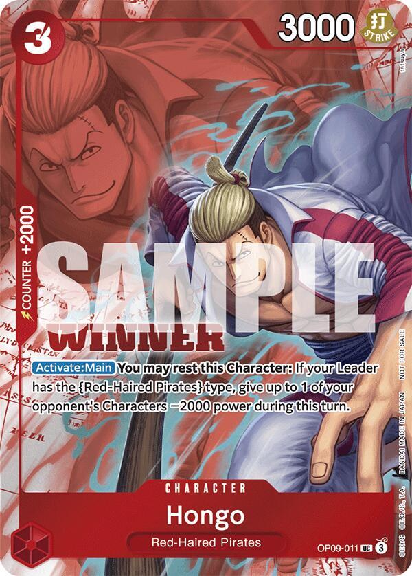 Hongo (Winner Pack 2025 Vol. 2) OP09-011 - One Piece Promo kart görseli