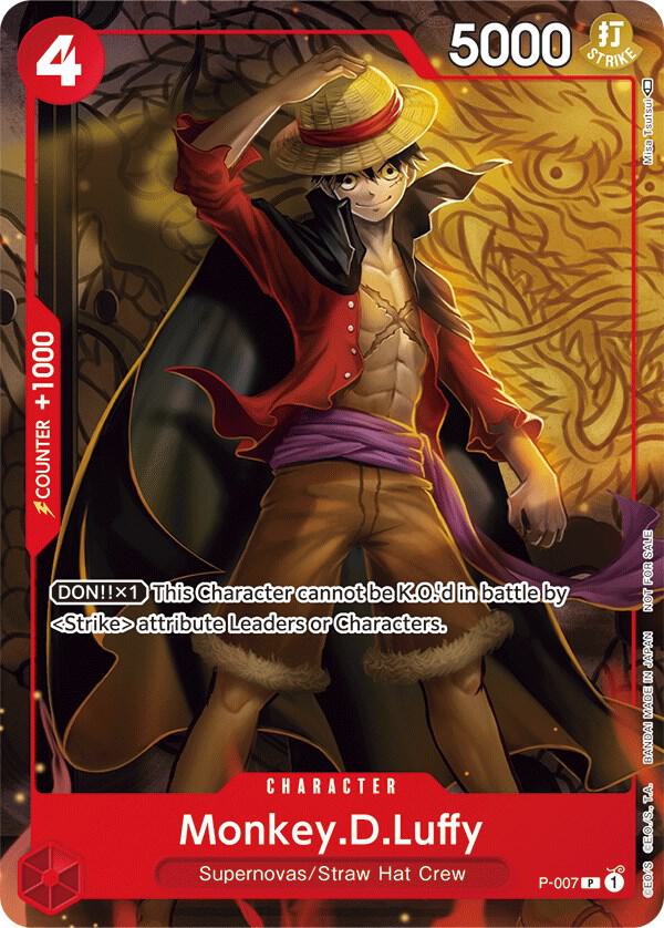 Monkey.D.Luffy - P-007 (Tournament Pack Vol. 1) P-007 - One Piece Promo kart görseli
