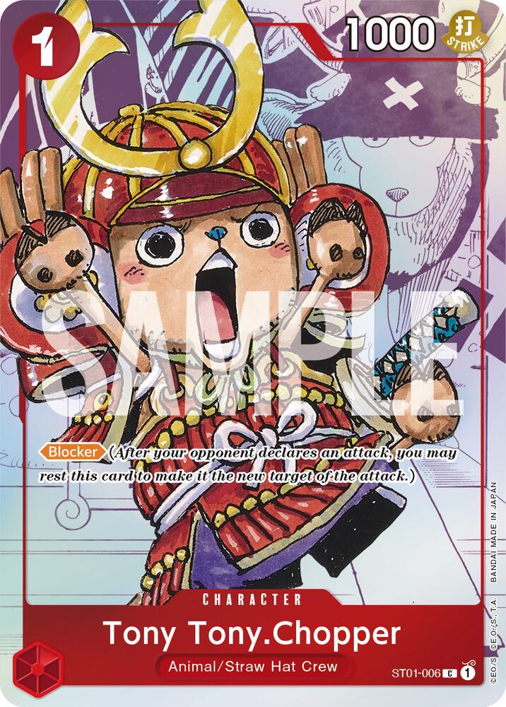 Tony Tony.Chopper - ST01-006 (Alternate Art) ST01-006 - One Piece Promo kart görseli