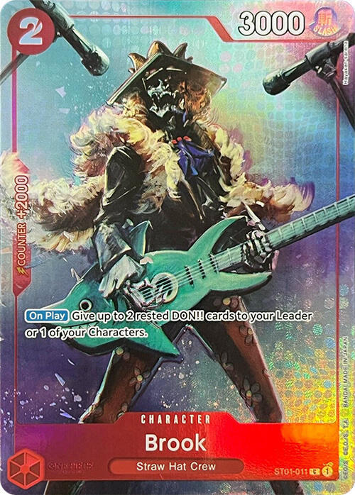 Brook (Premium Card Collection -BANDAI CARD GAMES  ST01-011 - One Piece Promo kart görseli