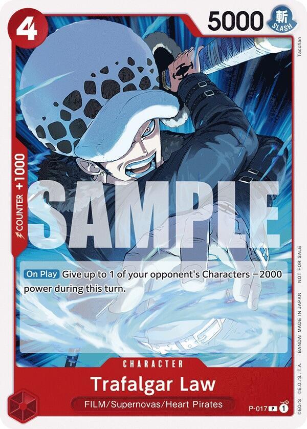 Trafalgar Law (Tournament Pack Vol. 7) P-017 - One Piece Promo kart görseli