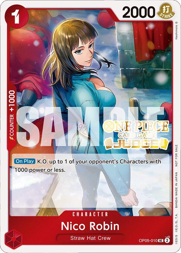Nico Robin (Judge Pack Vol. 4) OP05-010 - One Piece Promo kart görseli