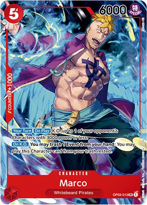 Marco (Japanese 1st Anniversary Set) OP03-013 - One Piece Promo kart görseli