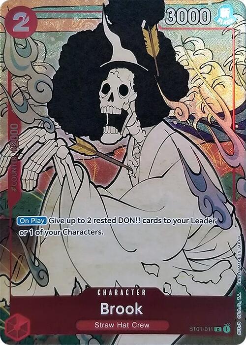 Brook (English Version 1st Anniversary Set) ST01-011 - One Piece Promo kart görseli