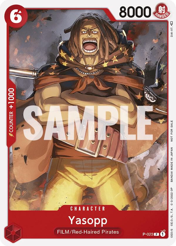 Yasopp (One Piece Film Red) P-023 - One Piece Promo kart görseli