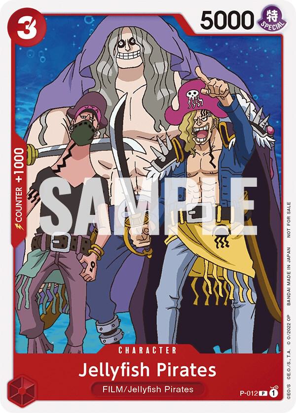 Jellyfish Pirates (One Piece Film Red) P-012 - One Piece Promo kart görseli