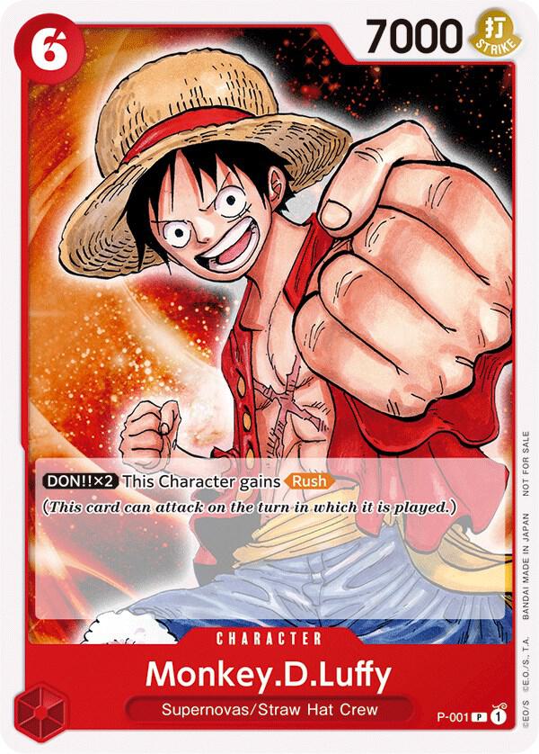 Monkey.D.Luffy (Promotion Pack 2022) P-001 - One Piece Promo kart görseli