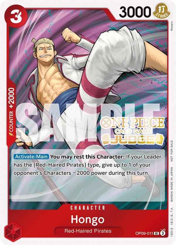 Hongo (Judge Pack Vol. 5) OP09-011 - One Piece Promo kart görseli