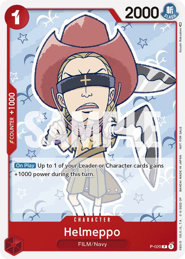 Helmeppo (One Piece Film Red) P-020 - One Piece Promo kart görseli