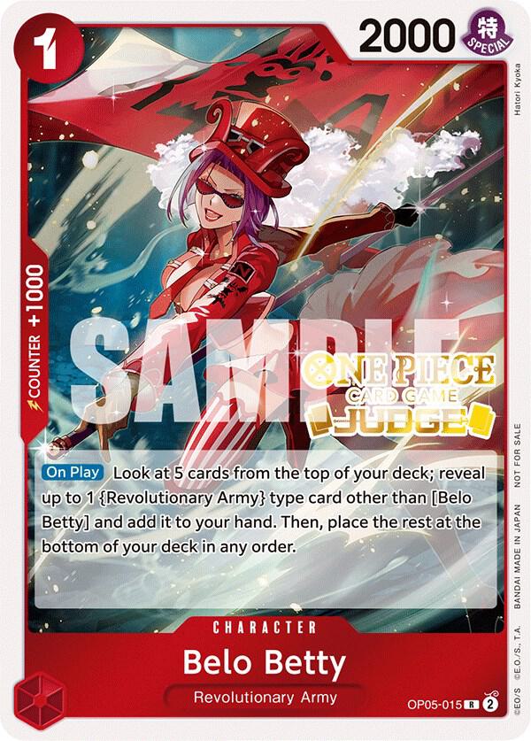 Belo Betty (Judge Pack Vol. 3) OP05-015 - One Piece Promo kart görseli