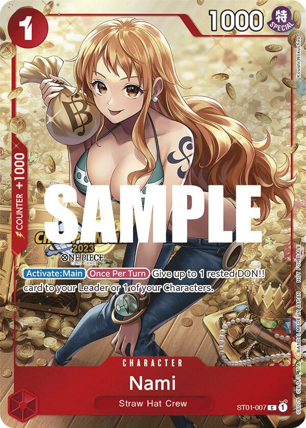 Nami (CS 2023 Celebration Pack) ST01-007 - One Piece Promo kart görseli