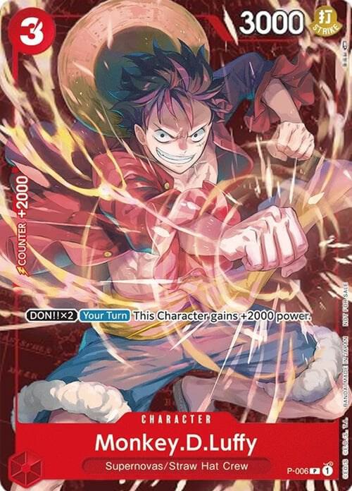 Monkey.D.Luffy - P-006 (Retail Promo) P-006 - One Piece Promo kart görseli