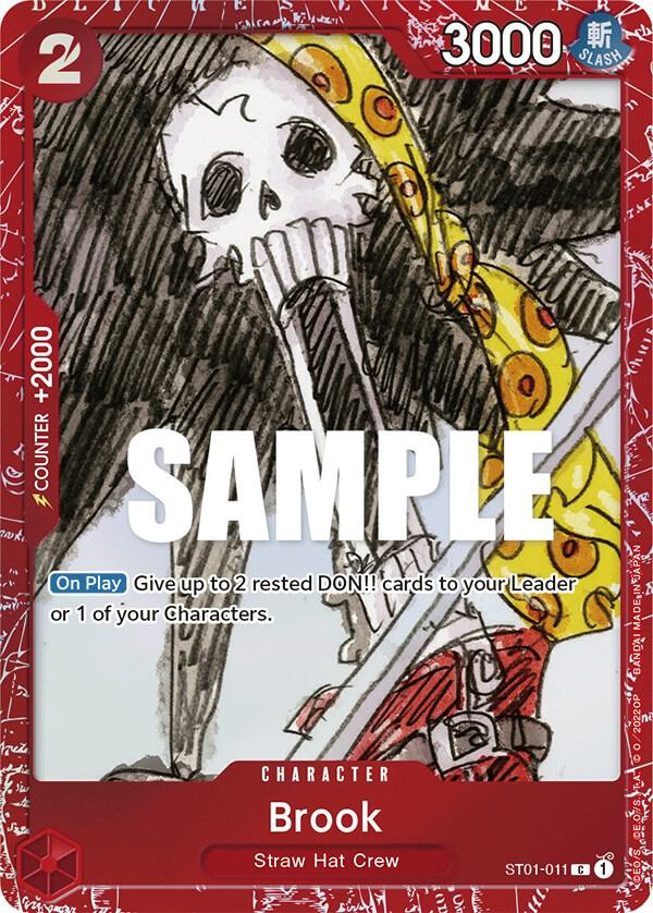 Brook (Premium Card Collection -ONE PIECE FILM RED ST01-011 - One Piece Promo kart görseli