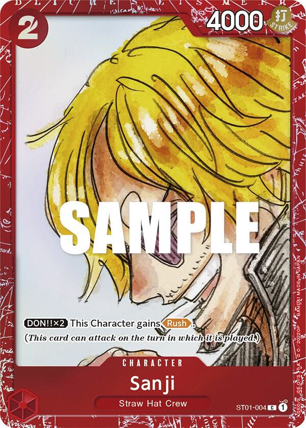 Sanji (Premium Card Collection -ONE PIECE FILM RED ST01-004 - One Piece Promo kart görseli