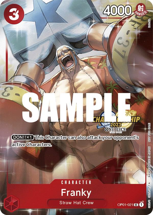 Franky (CS 2023 Celebration Pack) OP01-021 - One Piece Promo kart görseli