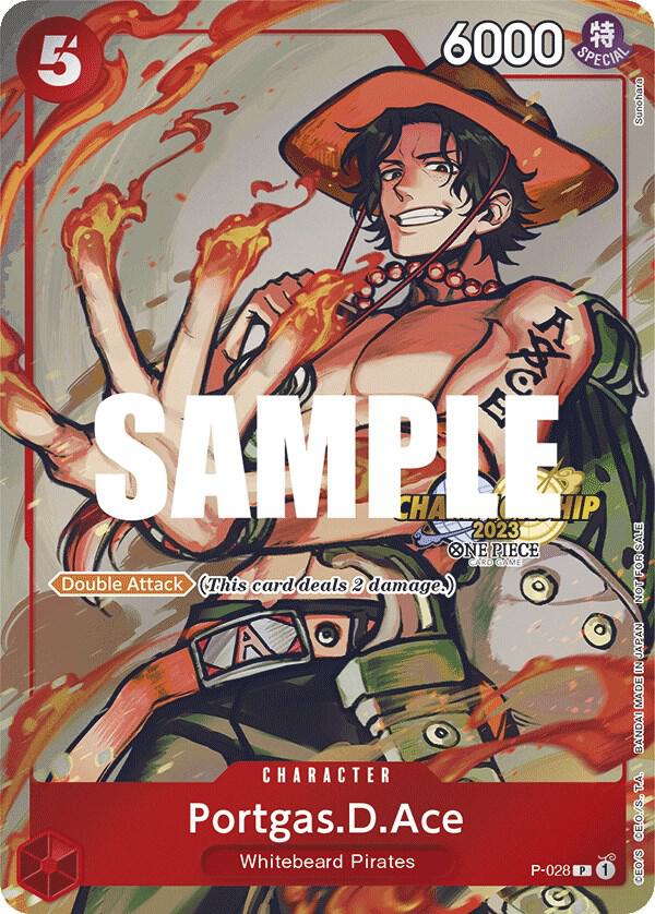 Portgas.D.Ace (CS 2023 Event Pack) P-028 - One Piece Promo kart görseli