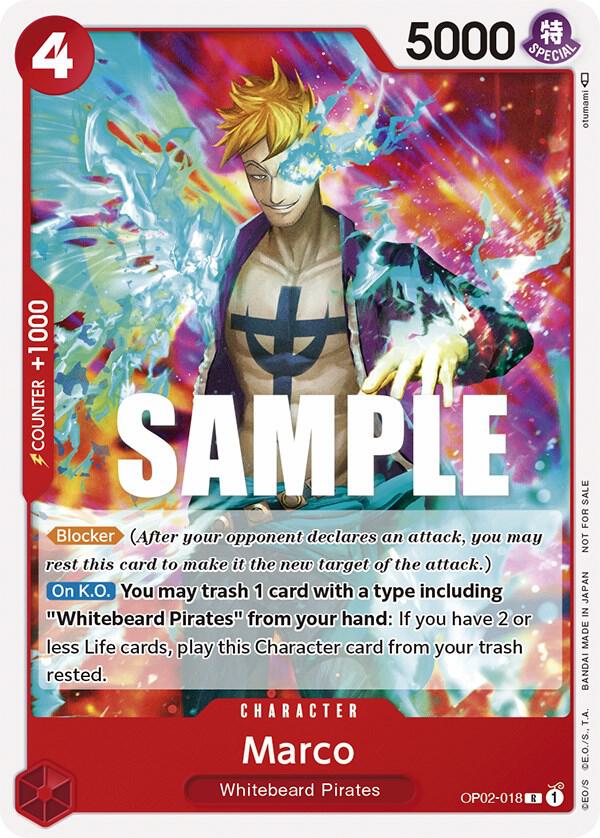 Marco (Promotion Pack 2023) OP02-018 - One Piece Promo kart görseli