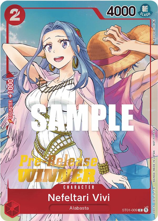 Nefeltari Vivi (OP-03 Pre-Release Tournament) [Win ST01-009 - One Piece Promo kart görseli