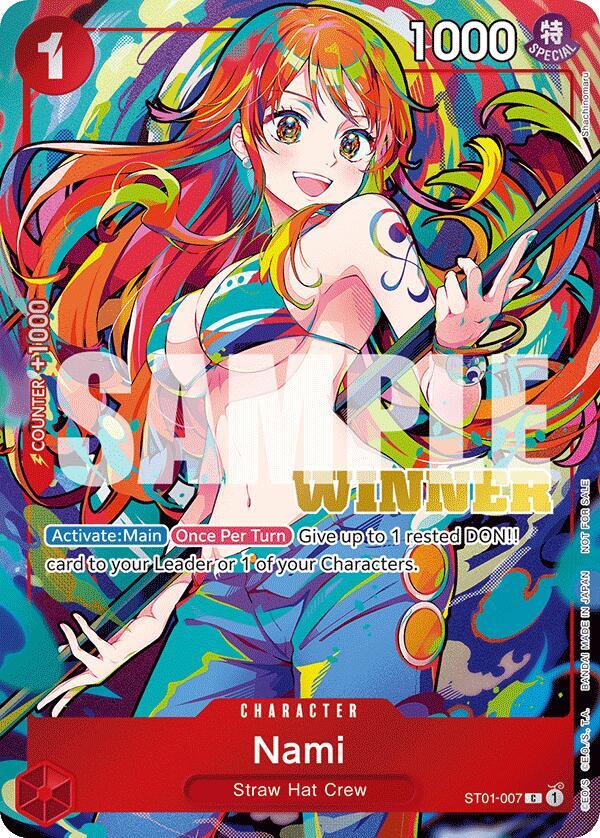 Nami (2025 New Year Event Winner) ST01-007 - One Piece Promo kart görseli