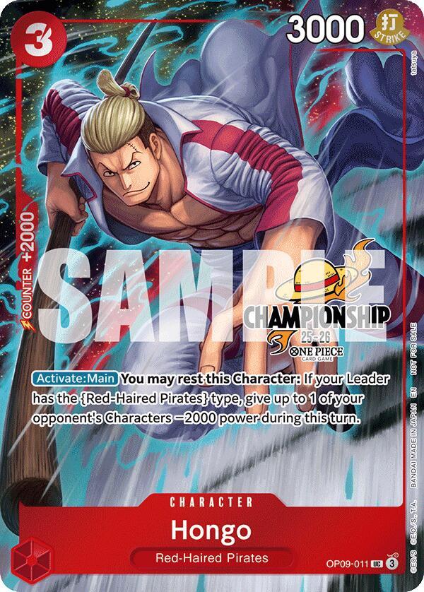 Hongo (CS 25-26 Celebration Pack) OP09-011 - One Piece Promo kart görseli