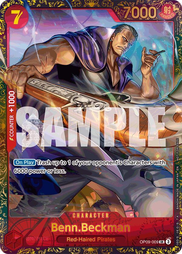 Benn.Beckman (Championship 25-26 Offline Regionals OP09-009 - One Piece Promo kart görseli