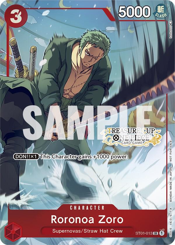 Roronoa Zoro - ST01-013 (Treasure Cup) ST01-013 - One Piece Promo kart görseli