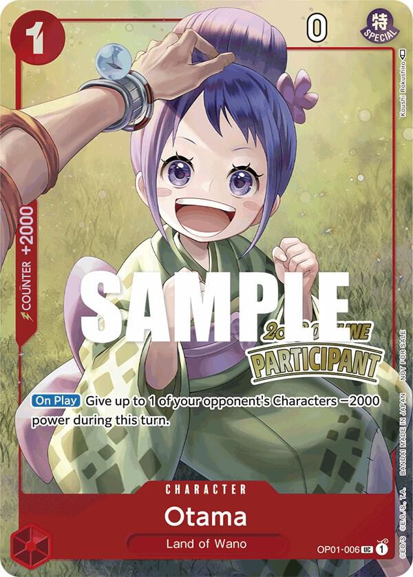 Otama (Offline Regional 2023) [Participant] OP01-006 - One Piece Promo kart görseli
