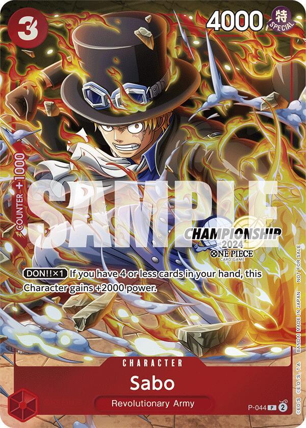 Sabo (CS 2024 Event Pack Finalist) P-044 - One Piece Promo kart görseli
