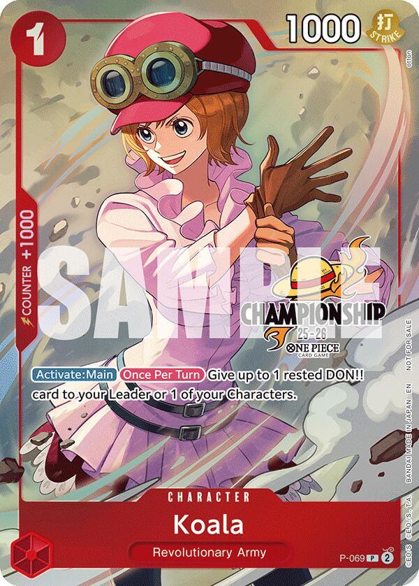 Koala (CS 25-26 Event Pack Finalist Ver.) P-069 - One Piece Promo kart görseli