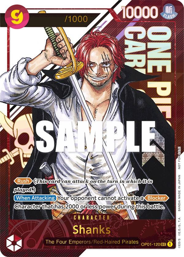 Shanks (Championship 2023) [Serial Number] OP01-120 - One Piece Promo kart görseli