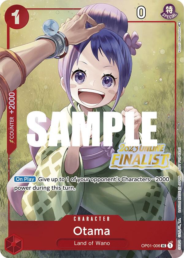 Otama (Online Regional 2023) [Finalist] OP01-006 - One Piece Promo kart görseli