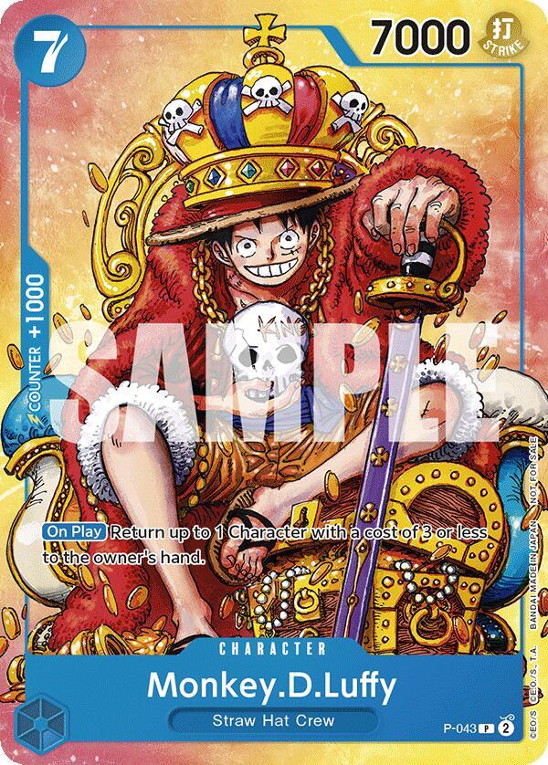 Monkey.D.Luffy (Convention Promo 2024) P-043 - One Piece Promo kart görseli