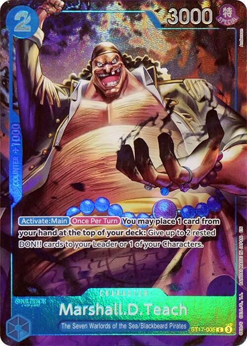 Marshall.D.Teach (Seven Warlords of the Sea Binder ST17-005 - One Piece Promo kart görseli